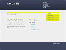 Tablet Screenshot of maxcarbiz.com
